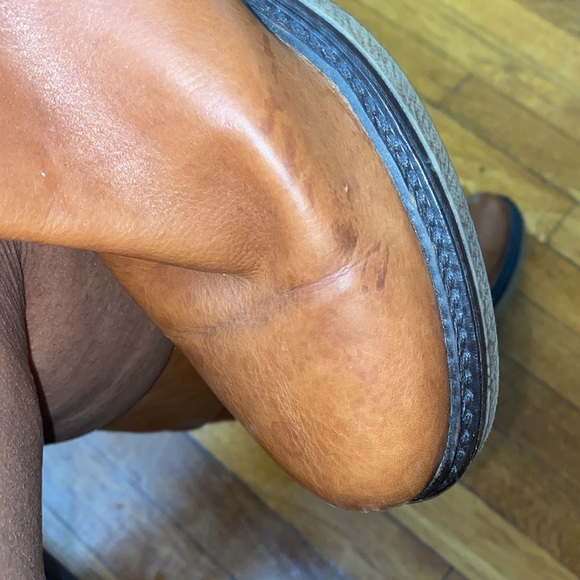 Real leather knee high boots - Picture 4 of 6